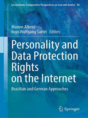 cover image of Personality and Data Protection Rights on the Internet